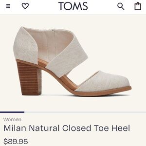 Brand New Toms Milan Shoe
